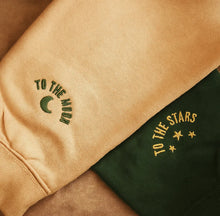 Load image into Gallery viewer, Embroidered To The Moon, to The Stars Sleeve Hoodies