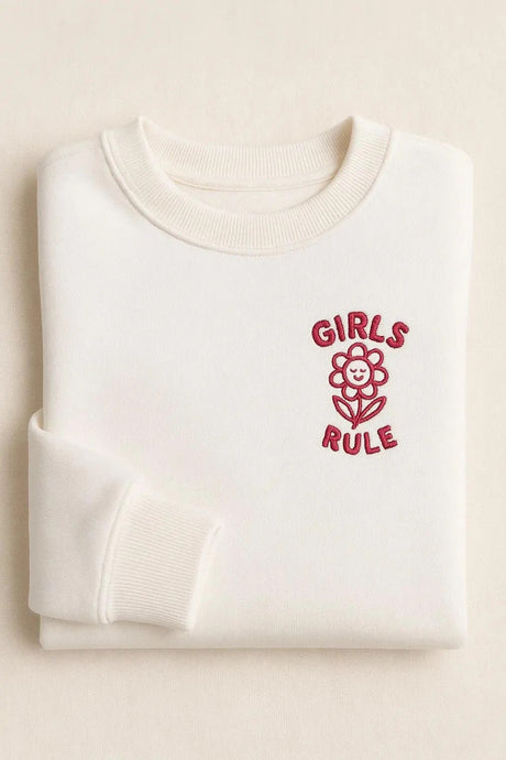 Girls Rule Embroidered Sweatshirts/Hoodies (Copy)