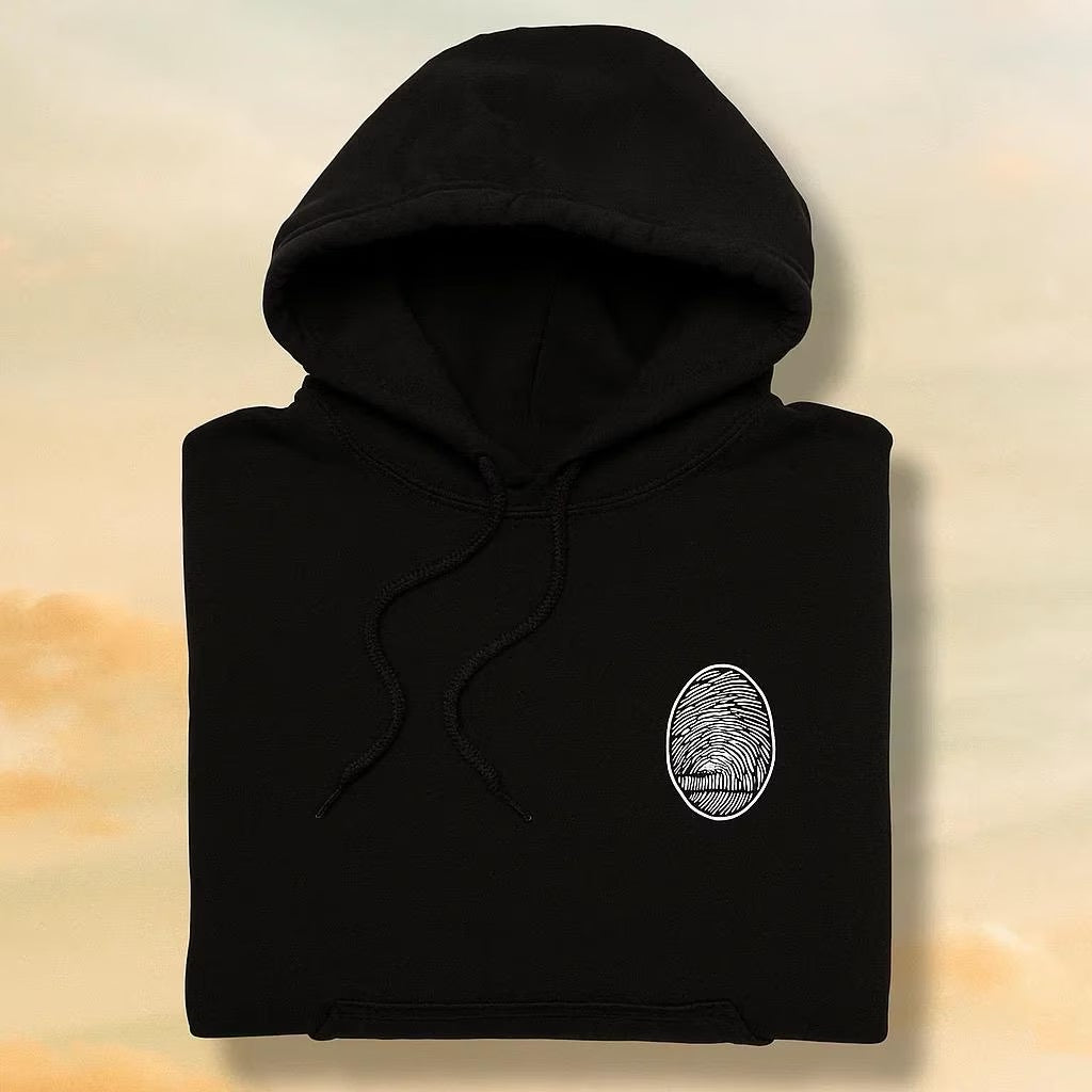 Finger Print Personalised Hoodies