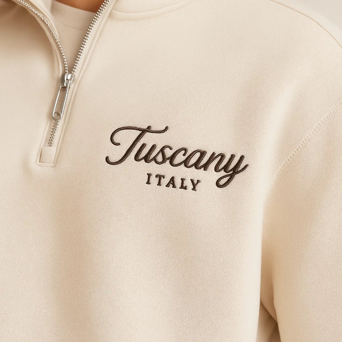 Tuscany Italy 1/4 Zip Sweatshirt