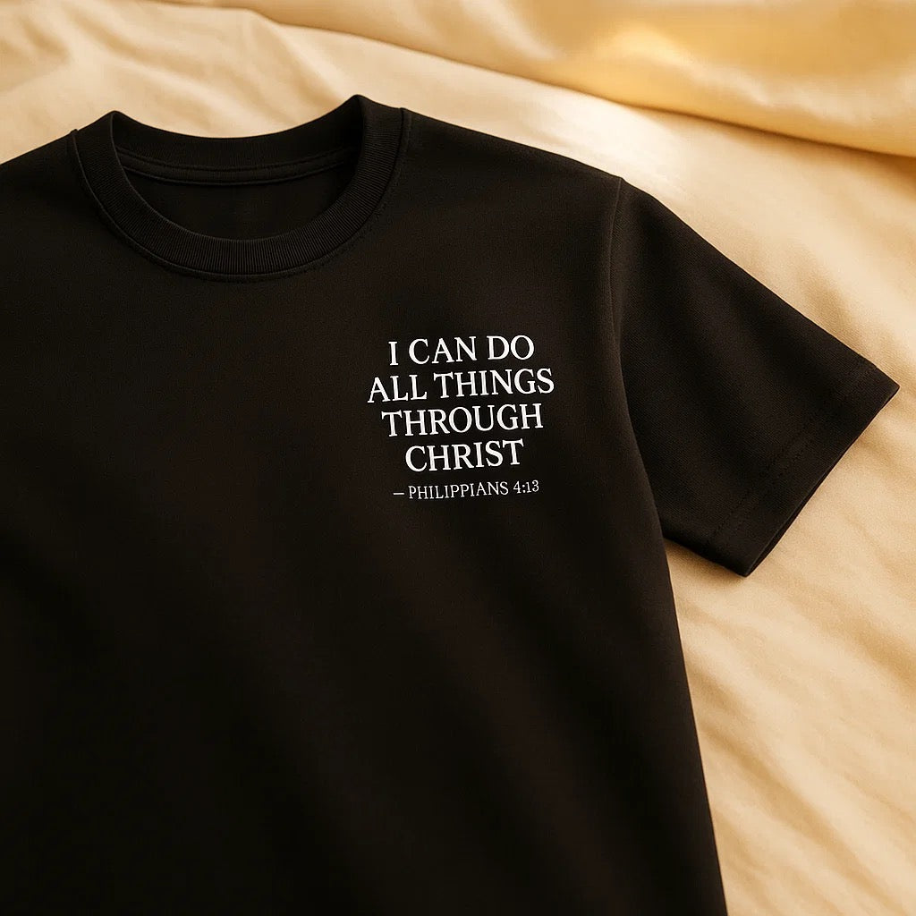 Through Christ, Christian T-Shirt