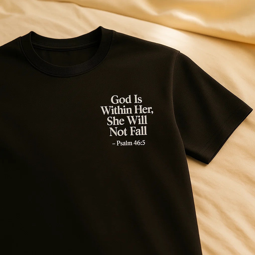 She Will Not Fall, Christian T-Shirt