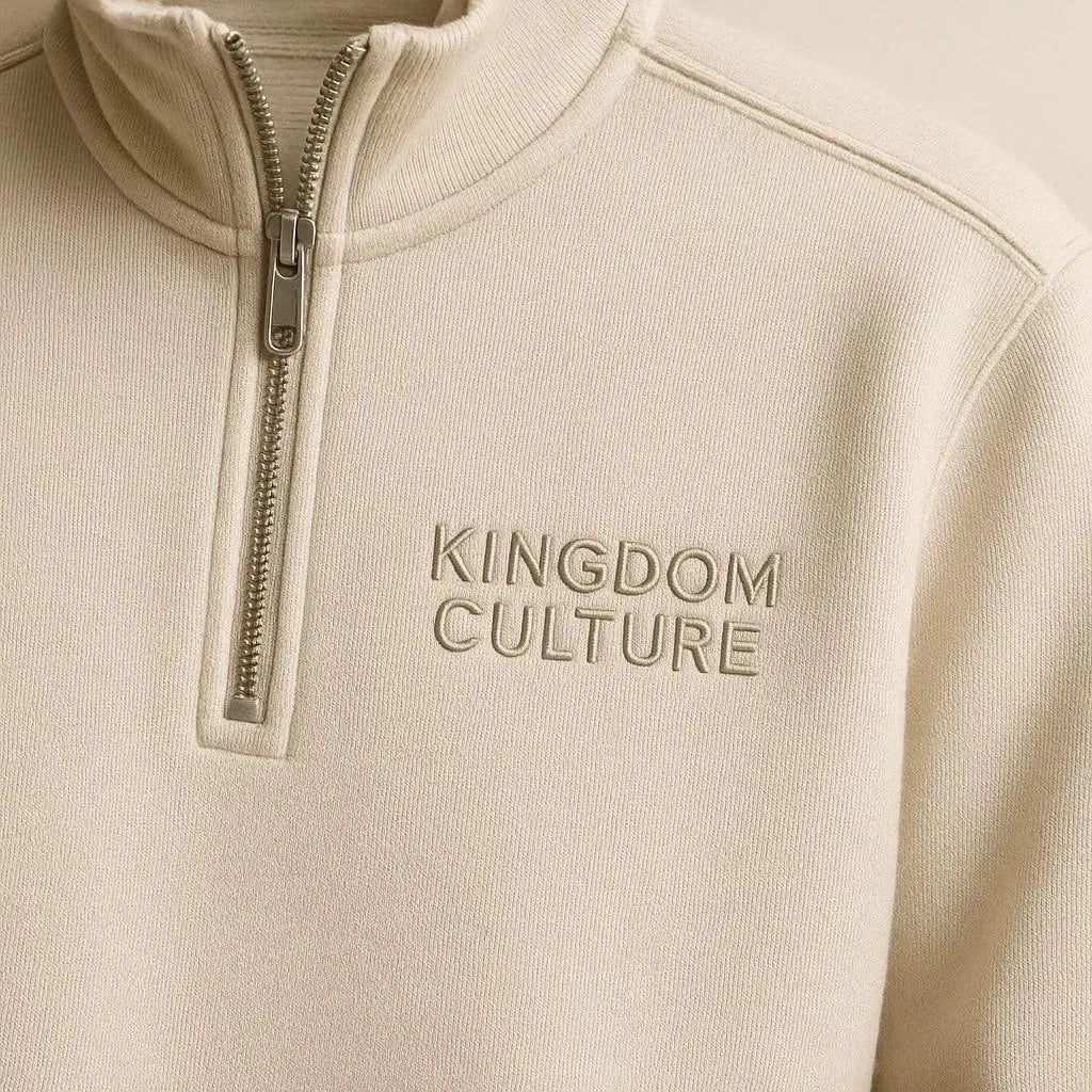 Kingdom Culture Christian 1/4 Zip Sweatshirt (Copy)