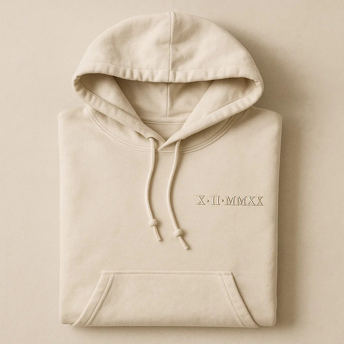 Embroidered Roman Numeral Anniversary Hoodies