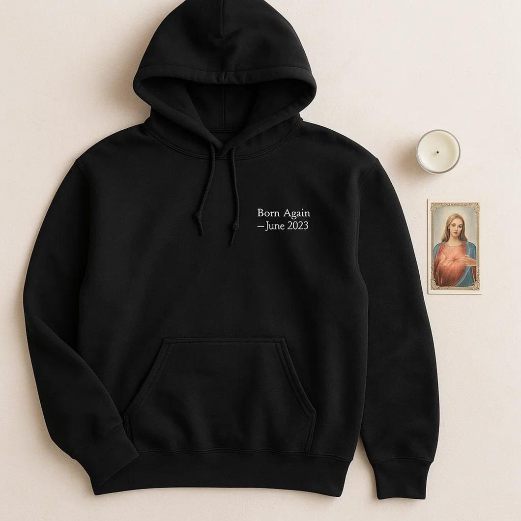 Personalised Born Again Hoodies