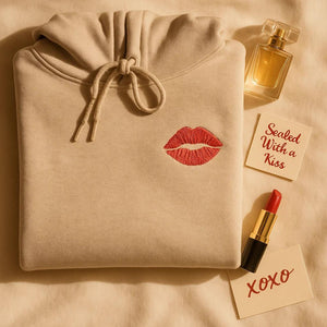 Personalised Kiss Mark Hoodie