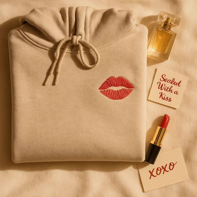 Personalised Kiss Mark Hoodie