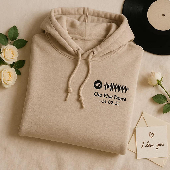 Spotify Personalised Song & Text Hoodies