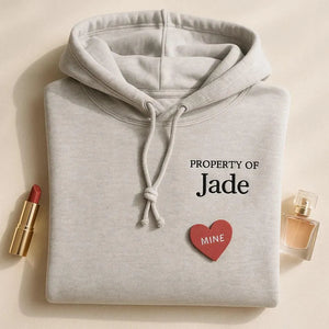 Personalised Property Of Hoodie