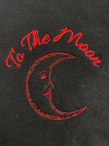 Embroidered To The Moon, To The Stars Hoodies