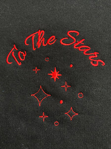 Embroidered To The Moon, To The Stars Hoodies
