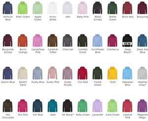 Personalised Embroidered Hoodies