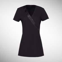 Load image into Gallery viewer, Embroidered Rose Beauty And Spa Tunic