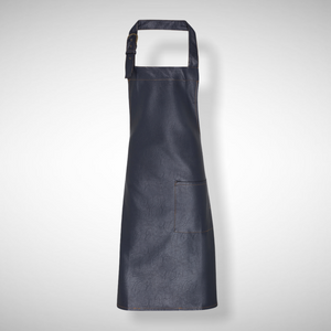 Personalised Faux Leather Bib Apron