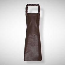 Load image into Gallery viewer, Personalised Faux Leather Bib Apron