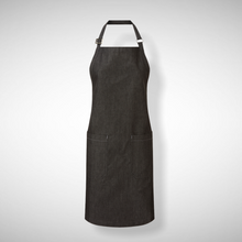 Load image into Gallery viewer, Personalised Cotton Denim Bib Apron