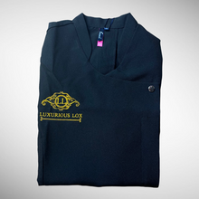 Load image into Gallery viewer, Embroidered Personalised Blossom Beauty And Spa Tunic