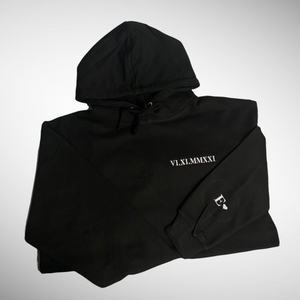 Embroidered Roman Numeral Anniversary Hoodies
