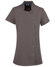 Load image into Gallery viewer, Embroidered Orchid Beauty And Spa Tunic