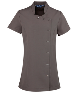 Embroidered Orchid Beauty And Spa Tunic
