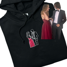 Load image into Gallery viewer, Personalised Embroidered Portrait Hoodies