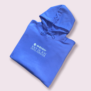Spotify Song Roman Numeral Hoodies