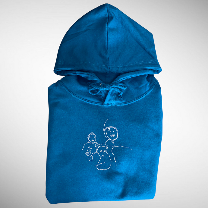 Personalised Printed Portrait Hoodies