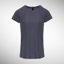 Load image into Gallery viewer, Embroidered Viola ‘Linen Look’ Cut Neck Beauty Tunic