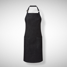 Load image into Gallery viewer, Personalised Cotton Denim Bib Apron