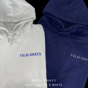 Embroidered Roman Numeral Anniversary Hoodies