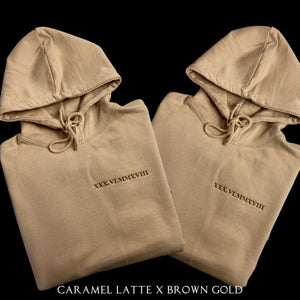 Embroidered Roman Numeral Anniversary Hoodies