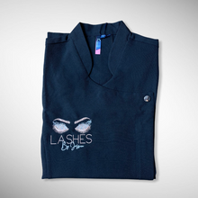 Load image into Gallery viewer, Embroidered Personalised Blossom Beauty And Spa Tunic