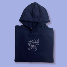 Load image into Gallery viewer, Personalised Embroidered Portrait Hoodies