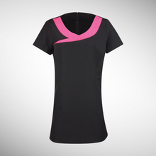 Load image into Gallery viewer, Embroidered Ivy Beauty And Spa Tunic