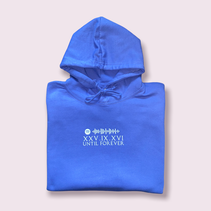Spotify Song Roman Numeral Hoodies