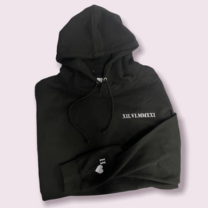 Embroidered Roman Numeral Anniversary Hoodies