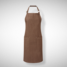 Load image into Gallery viewer, Personalised Cotton Denim Bib Apron