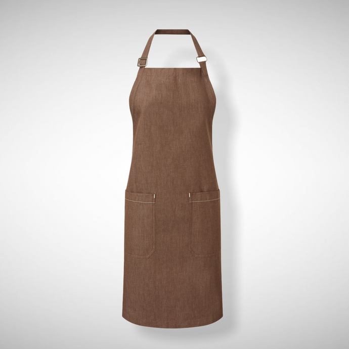 Personalised Cotton Denim Bib Apron
