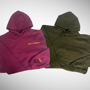 Embroidered Roman Numeral Anniversary Hoodies
